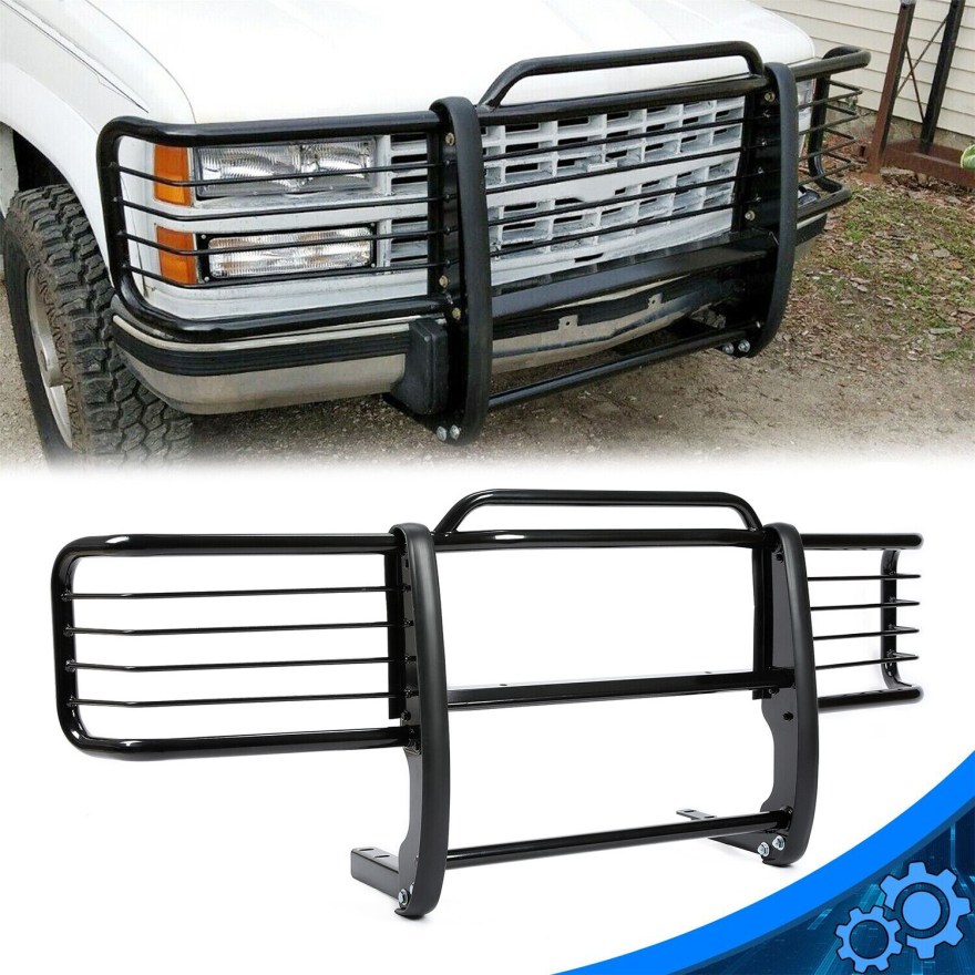 Picture of: Black Grill Grille Brush Guards Fits – Chevrolet GMC