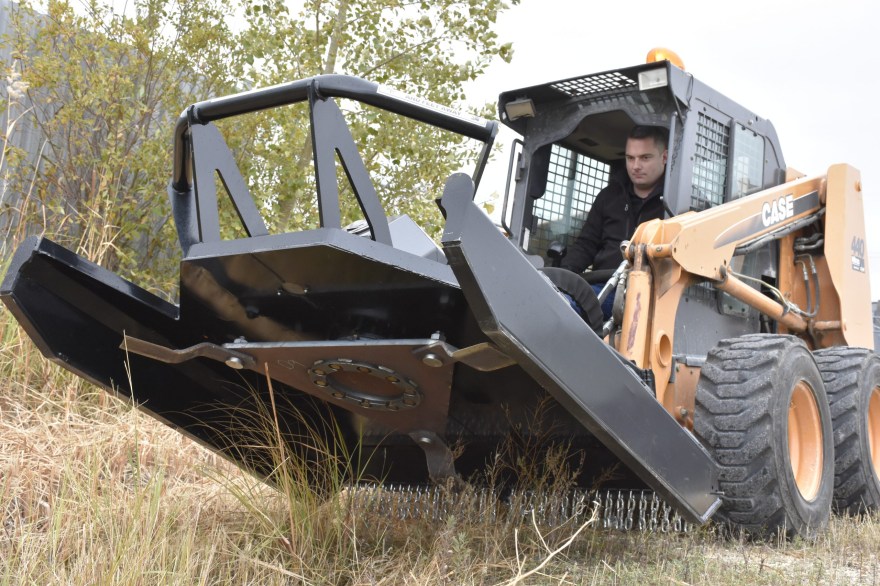 Picture of: Blue Diamond EXTREME Duty Skid Steer Brushcutter – Accudraulics