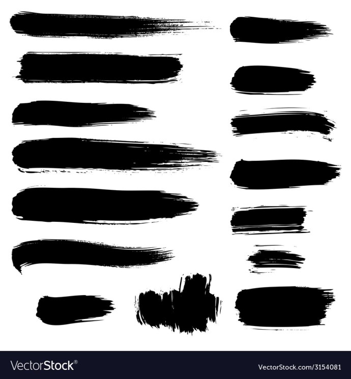 Picture of: Brush stroke Royalty Free Vector Image – VectorStock
