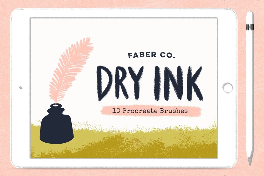 Picture of: Dry Ink Procreate Brushes