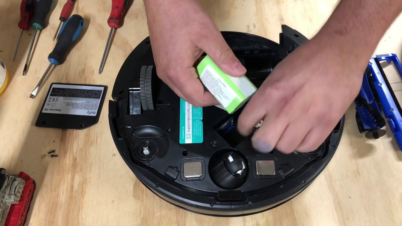 Picture of: Eufy RoboVac s How to Remove Brushs, Battery,Dust Bin Video