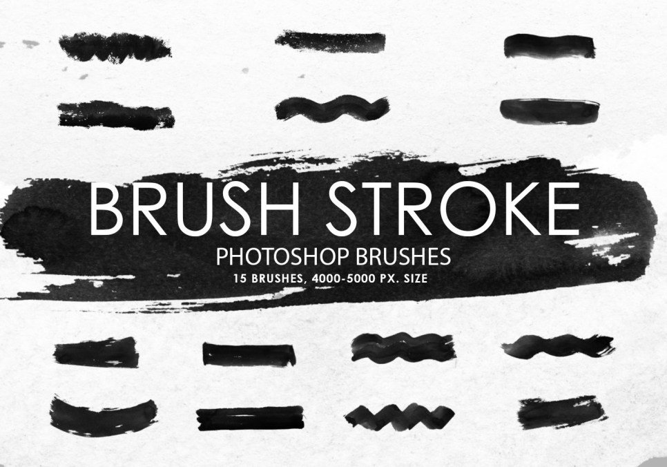 Picture of: Free Brush Stroke Photoshop Bürsten – Kostenlose Photoshop-Pinsel