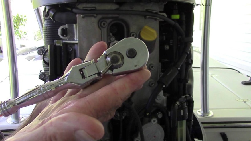 Picture of: How to Change the Spark Plugs for a Yamaha   LB  Stroke Outboard