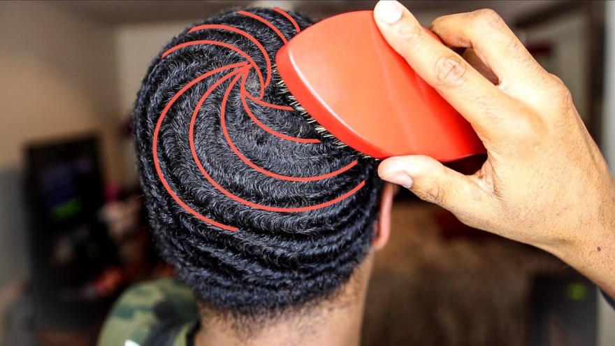Picture of: HOW TO PROPERLY BRUSH YOUR  WAVES: SWIRL
