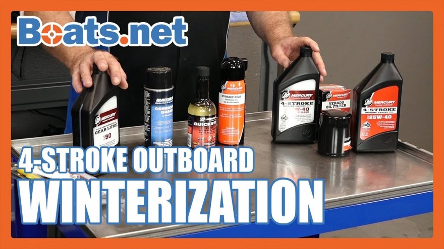 Picture of: How to Winterize an Outboard Motor  Winterizing a  Stroke Outboard Motor   Boats