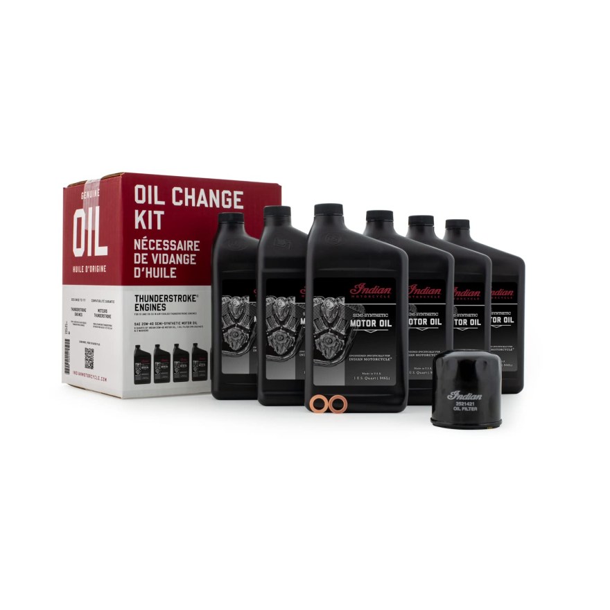 Picture of: Indian Motorcycle Thunderstroke® Oil Change Kit, Fits Thunderstroke®   engines, ,