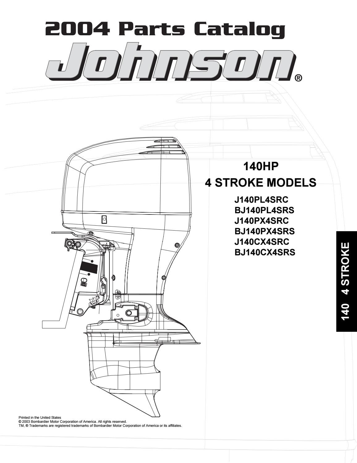 Picture of: Johnson Evinrude hp -stroke Parts Catalog Manual – PDF