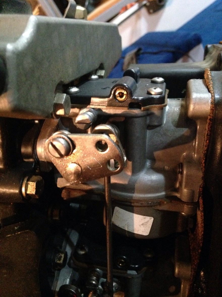 Picture of: Johnson hp outboard  stroke carb adjustment – Alberta
