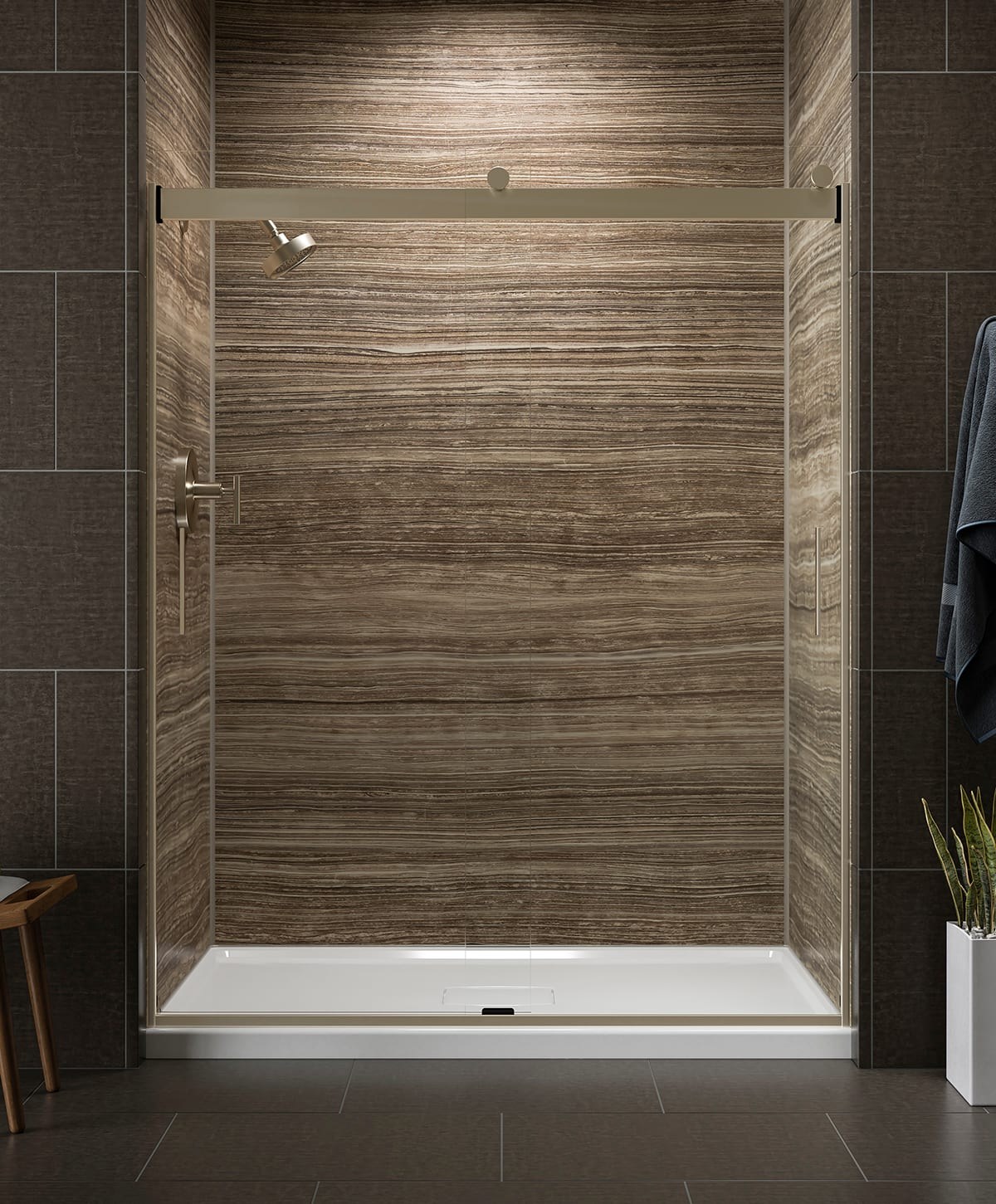 Picture of: Kohler K–L-ABV Anodized Brushed Bronze Levity ” High x