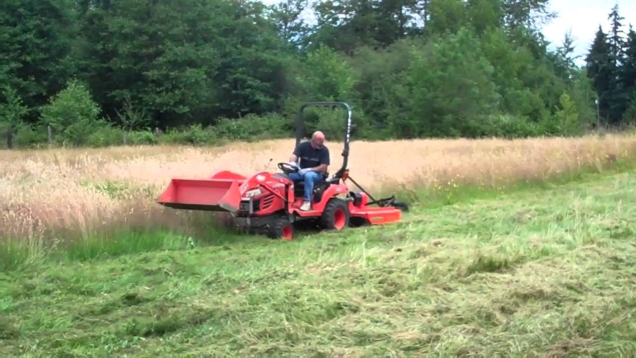 Picture of: Kubota BX with Land Pride RCR Rotary Cutter