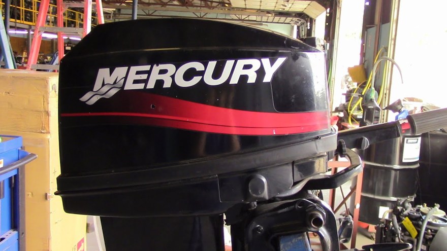 Picture of: M903 Used  Mercury ML HP -Stroke Tiller Outboard Boat Motor 0″  Shaft