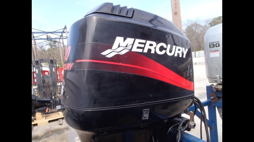 Picture of: MA7 Used 00 Mercury ELPTO SW HP -Stroke Remote Outboard Boat  Motor 0″ Shaft