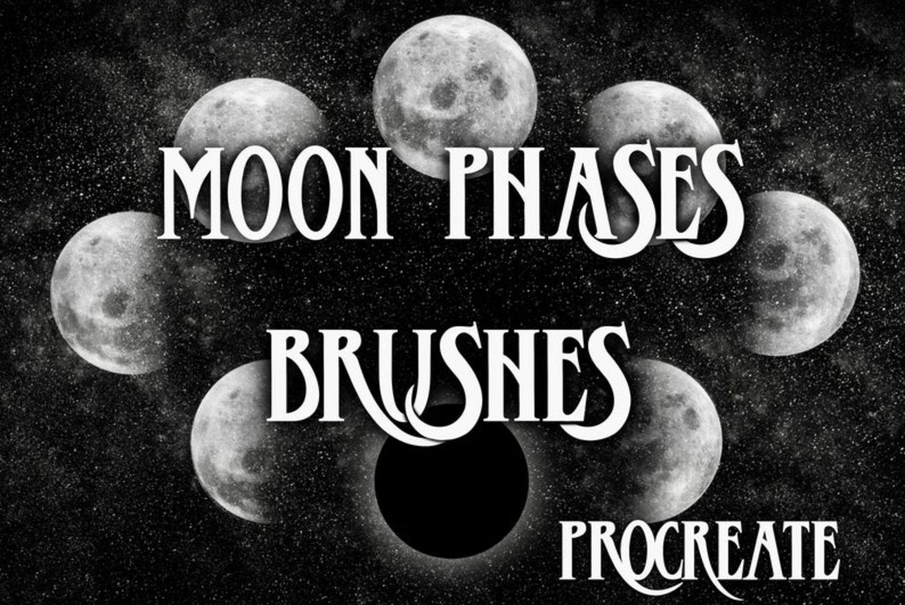 Picture of: Moon Phases Brushes