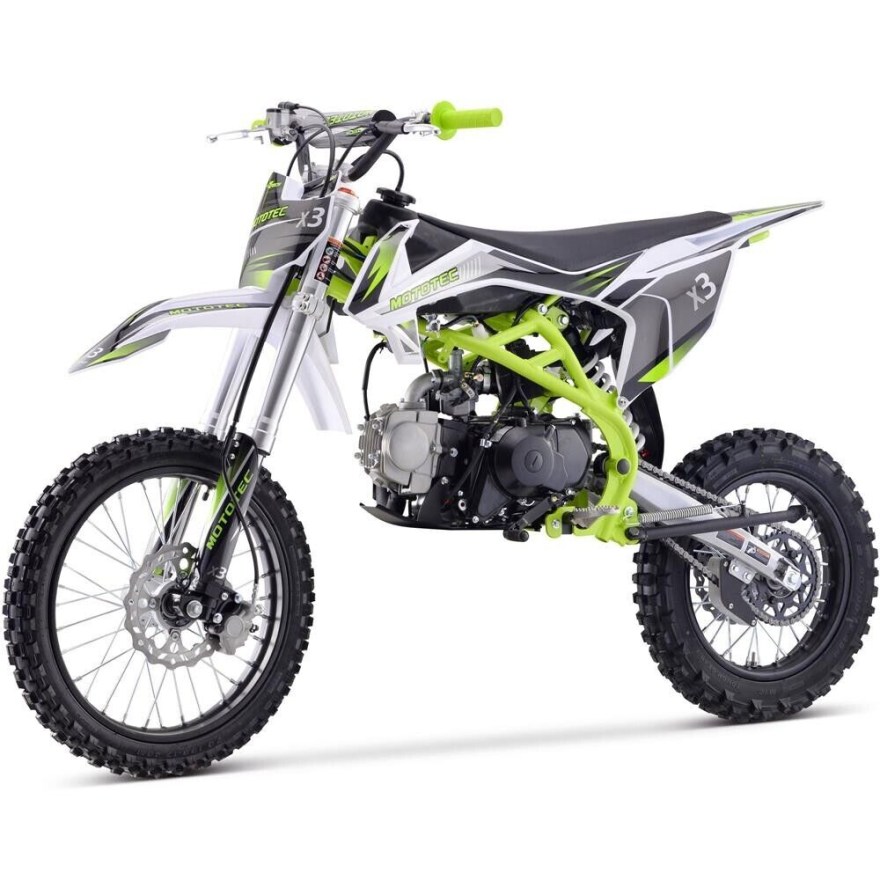 Picture of: MotoTec X cc -Stroke Gas Dirt Bike – Green for sale online  eBay