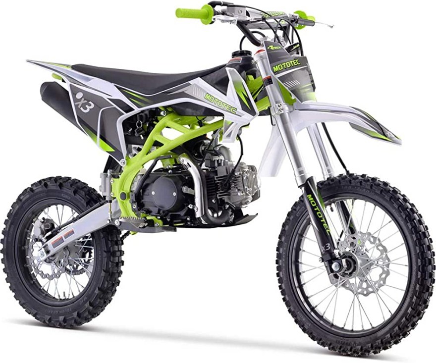 Picture of: MotoTec X cc -Stroke Gas Dirt Bike ,  Inches, Green, xx0