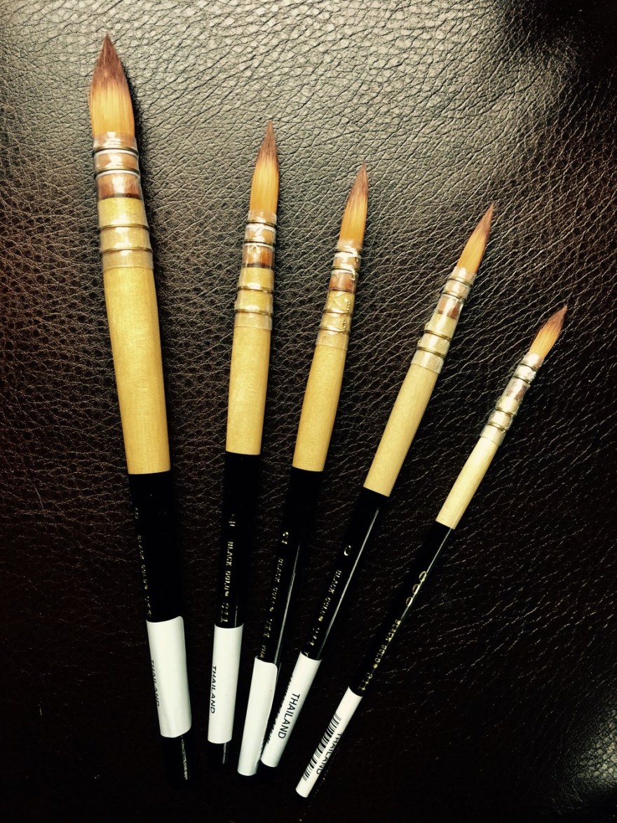 Picture of: My favorite watercolor brushes! — Charlene Collins Freeman Art