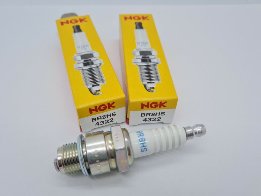Picture of: @ NGK BRHS Spark Plug YAMAHA / MARINER Outboard  HP  STROKE A B  C