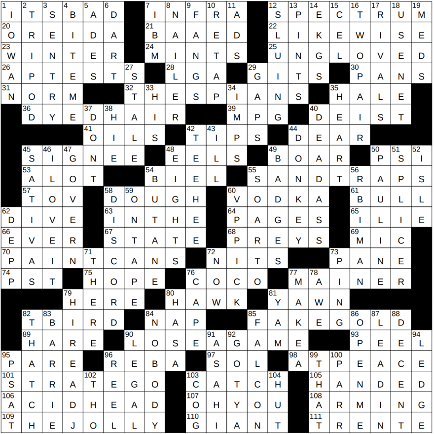 Picture of: – NY Times Crossword  Jun , Sunday – NYXCrossword