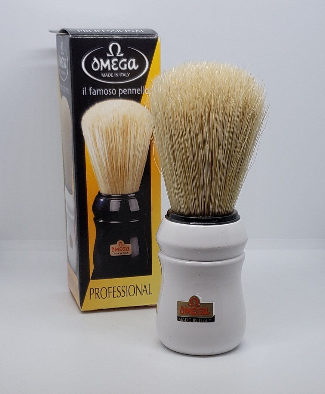 Picture of: Omega Professional Boar Shave Brush  – Etsy