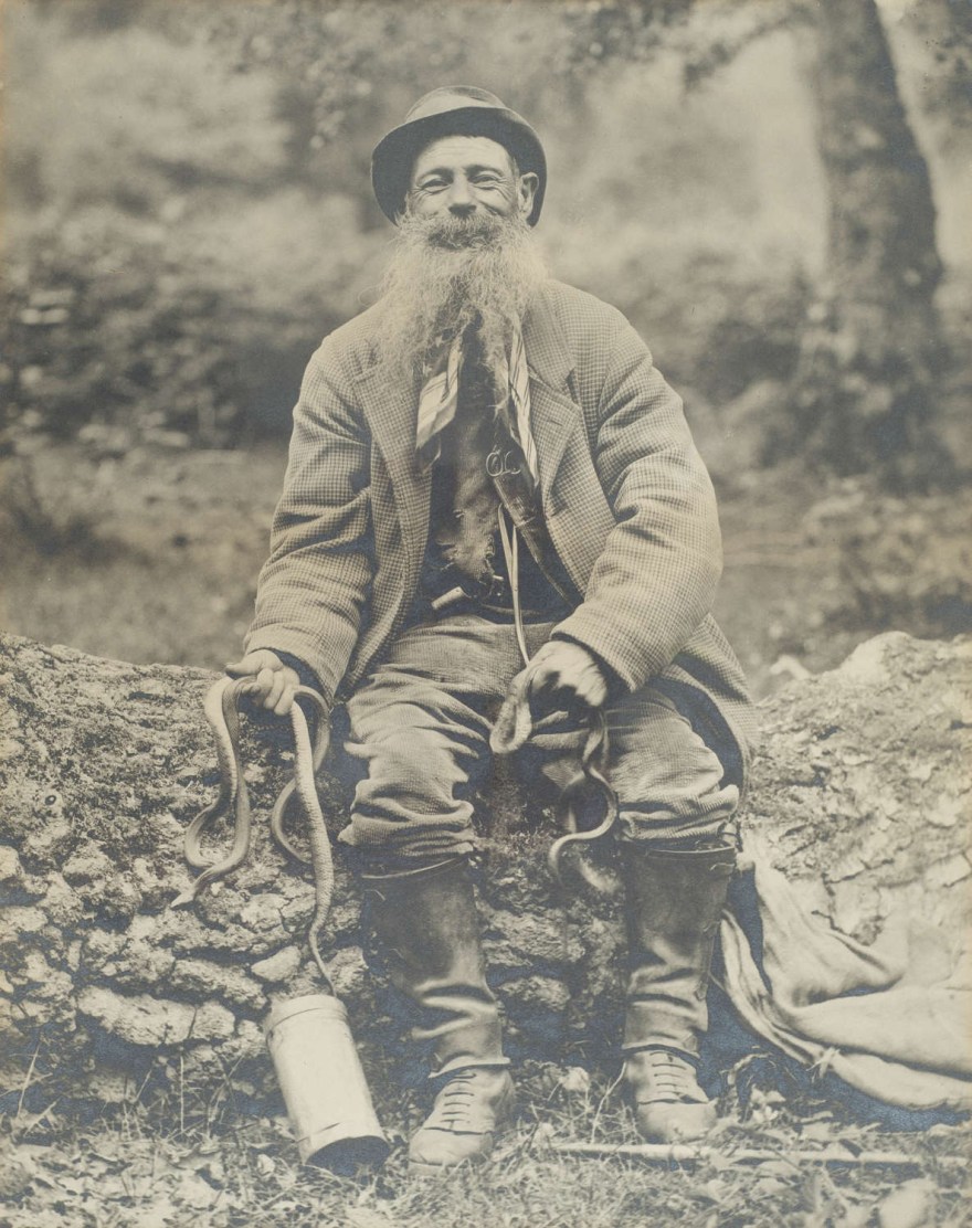 Picture of: PHOTOGRAPH OF BRUSHER MILLS, THE NEW FOREST SNAKE CATCHER