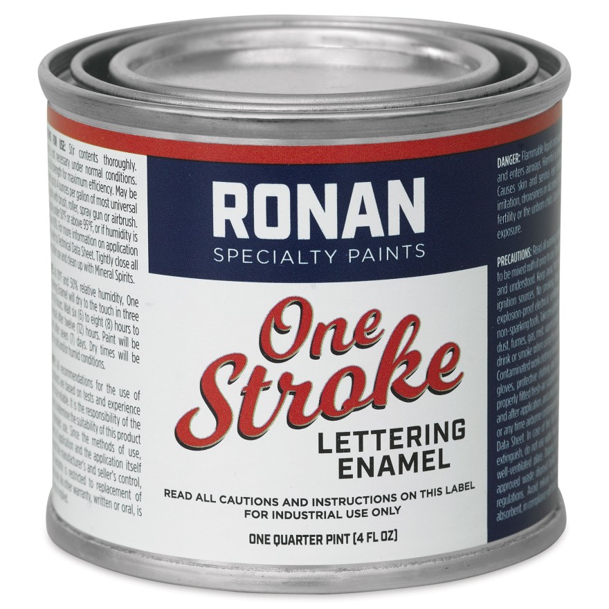Picture of: Ronan One Stroke Lettering Enamel  BLICK Art Materials