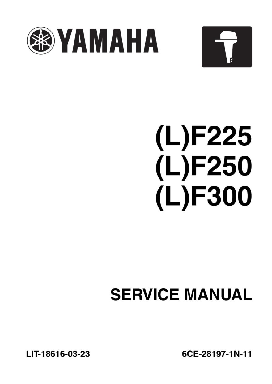 Picture of: YAMAHA FCA -STROKE OUTBOARD Service Repair Manual SN