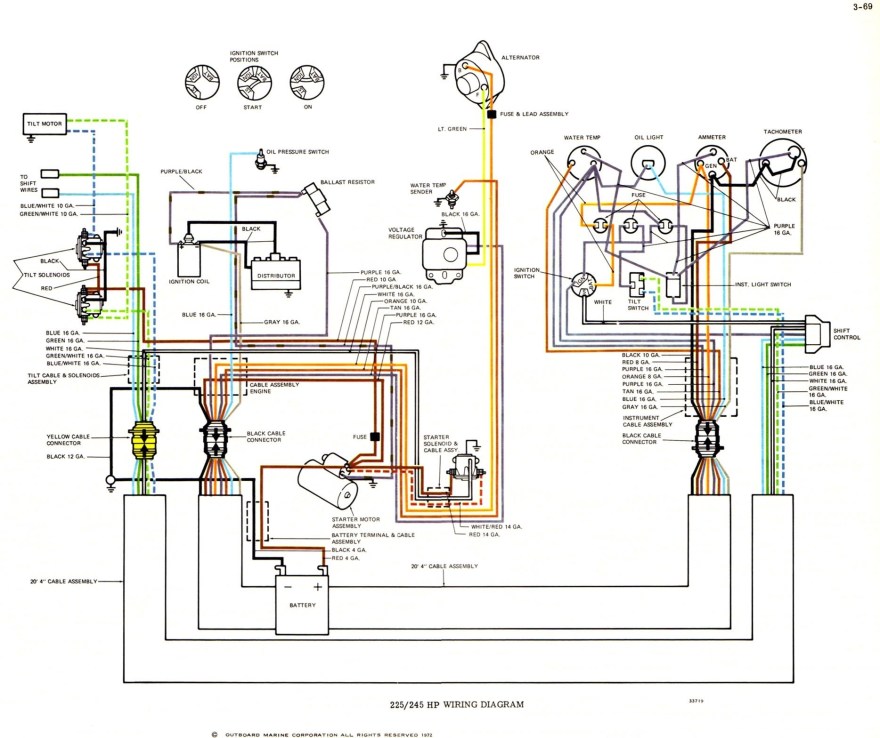 Picture of: Yamaha Outboard Electrical Wiring Diagram  WiringDiagram